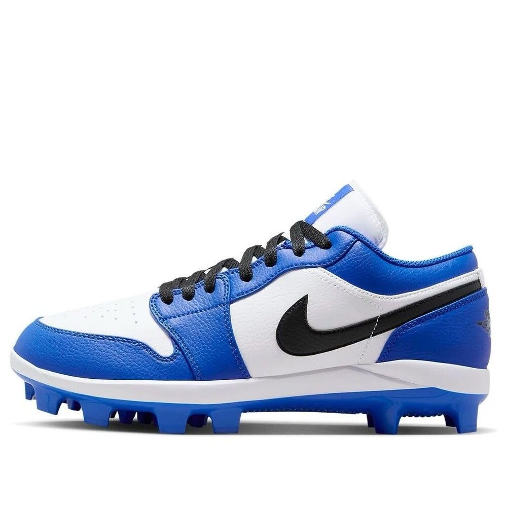 Size 13 Nike Air Jordan 1 Retro MCS Low Game Royal Black White Mens CJ8524-411